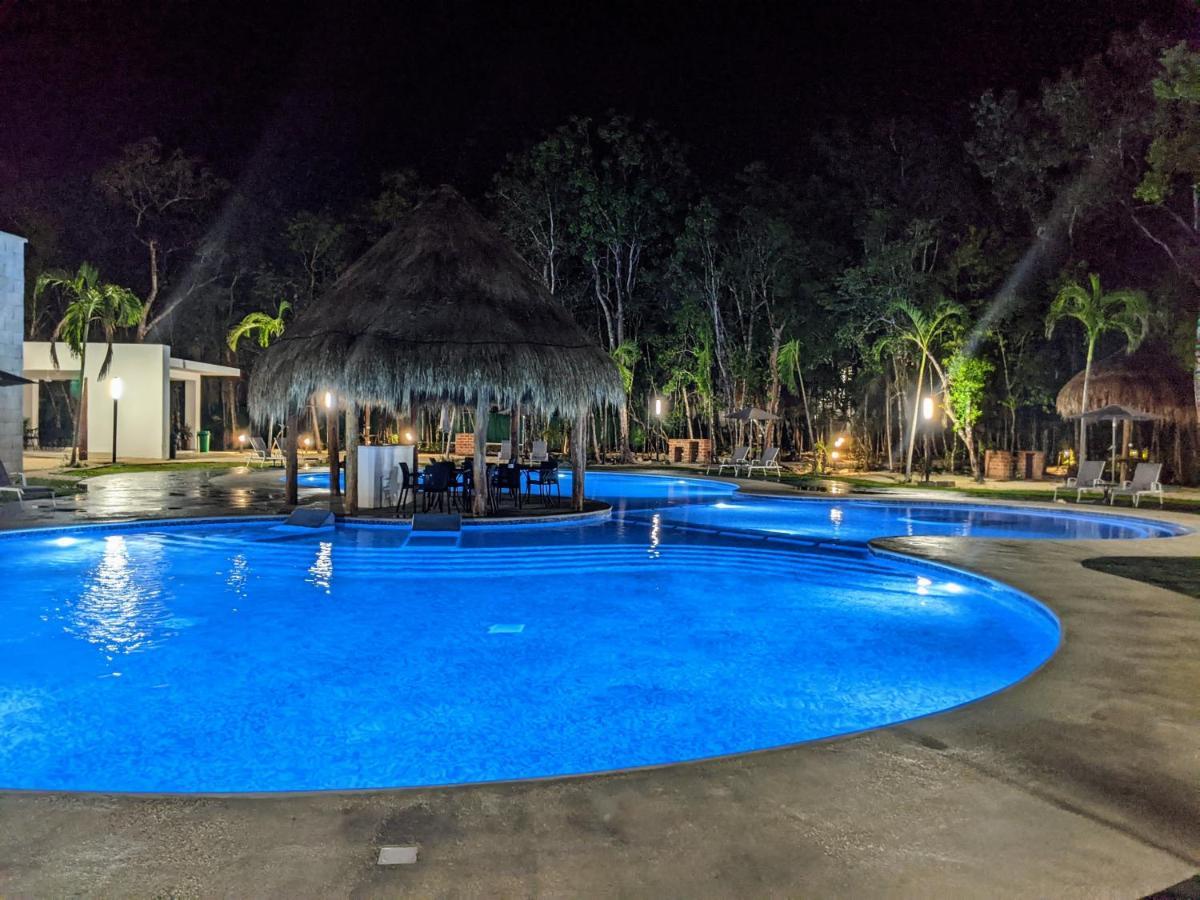 2-Bedroom Condo By The Jungle W/ Swimming Pool Puerto Morelos Exterior foto